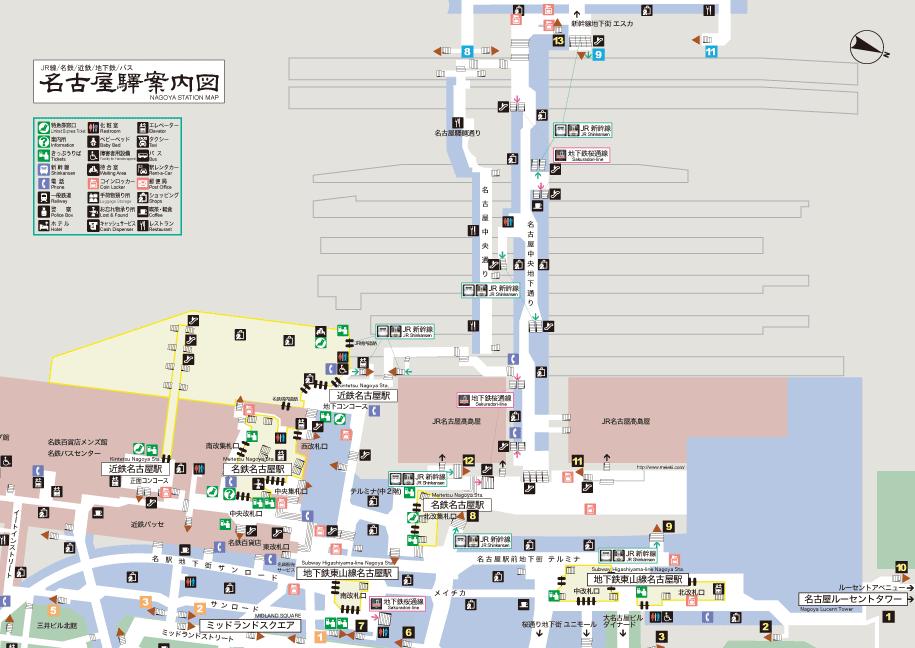 クリックで地上マップ切替